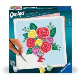 Ravensburger - CreArt pictura pe numere pentru adulti buchet de trandafiri Ravensburger - 1